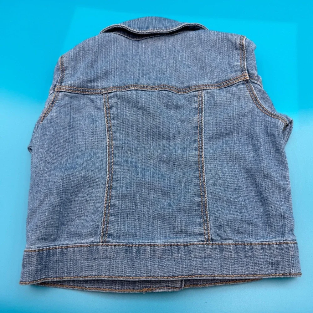 Carter's Denim Jacket Kids 18M Blue Excellent Button Front Trucker Jacket